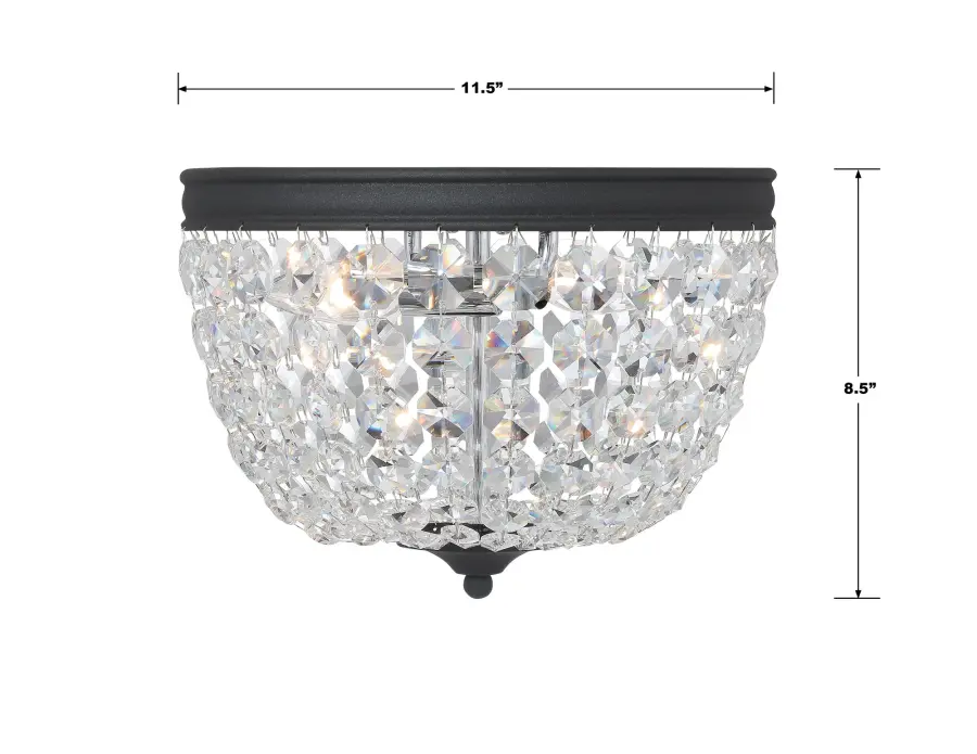 Nola 11.5" Flush Mount in Vibrant Gold - Image 13