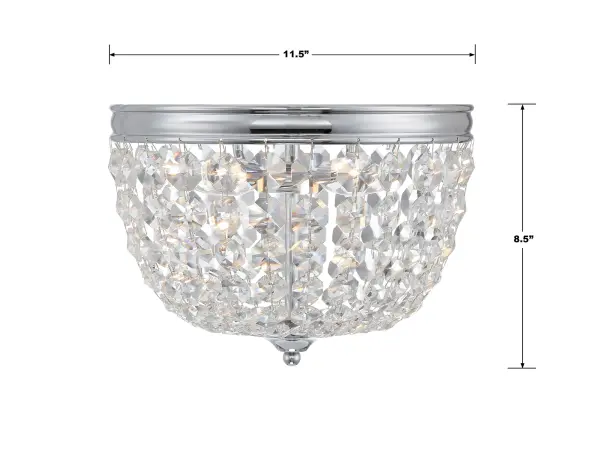 Nola 11.5" Flush Mount in Vibrant Gold - Image 20