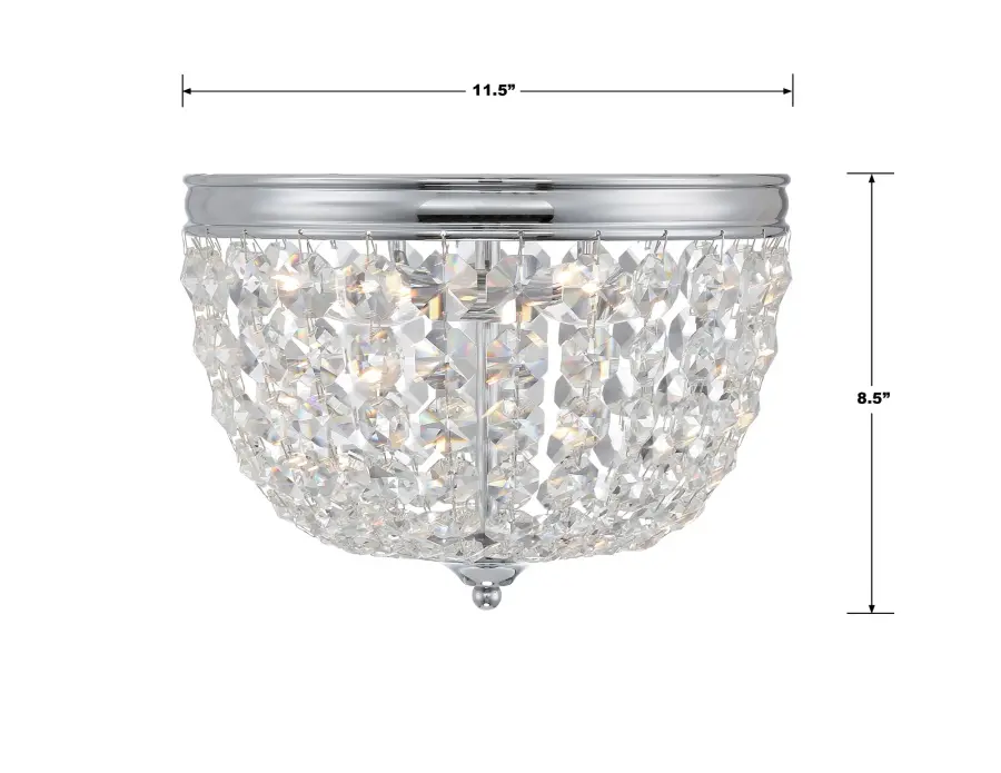 Nola 11.5" Flush Mount in Vibrant Gold - Image 20