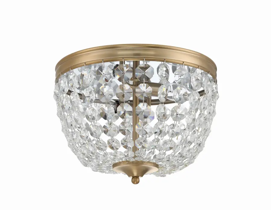 Nola 11.5" Flush Mount in Vibrant Gold - Image 3