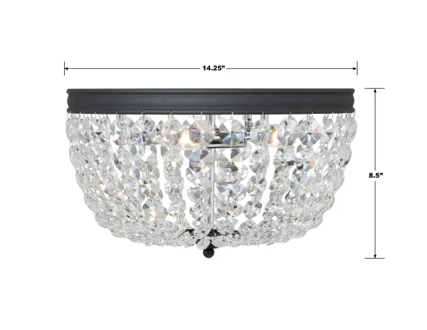 Nola 14.25" Flush Mount in Vibrant Gold - Image 15