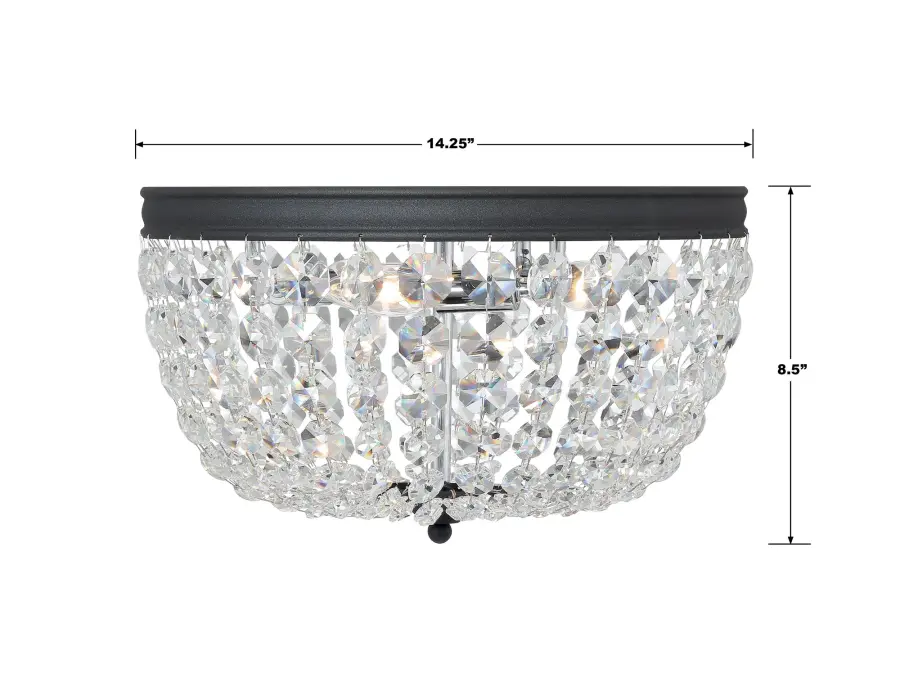 Nola 14.25" Flush Mount in Vibrant Gold - Image 15