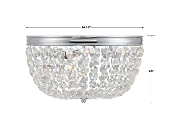 Nola 14.25" Flush Mount in Vibrant Gold - Image 22