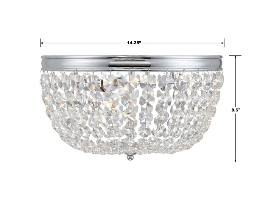 Nola 14.25" Flush Mount in Vibrant Gold - Image 22