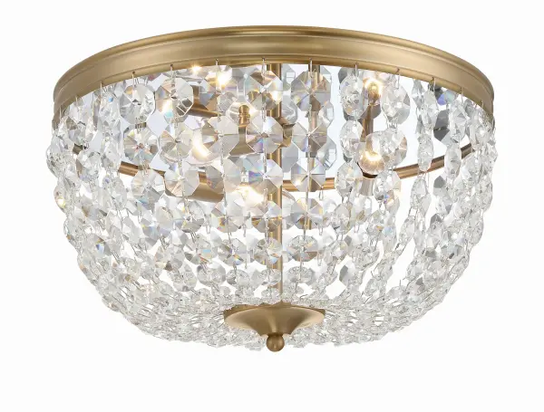 Nola 14.25" Flush Mount in Vibrant Gold - Image 4