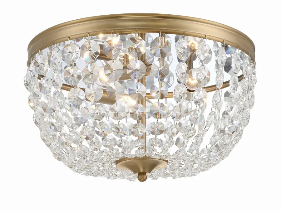 Nola 14.25" Flush Mount in Vibrant Gold - Image 4
