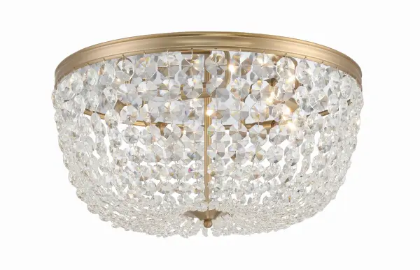 Nola 20" Crystal Flush Mount in Polished Chrome - Image 2