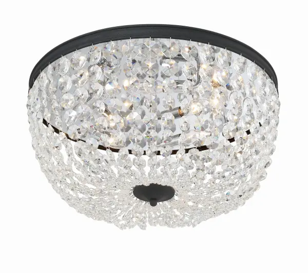 Nola 20" Crystal Flush Mount in Polished Chrome - Image 11