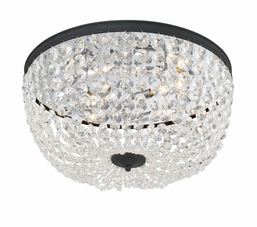 Nola 20" Crystal Flush Mount in Polished Chrome - Image 11