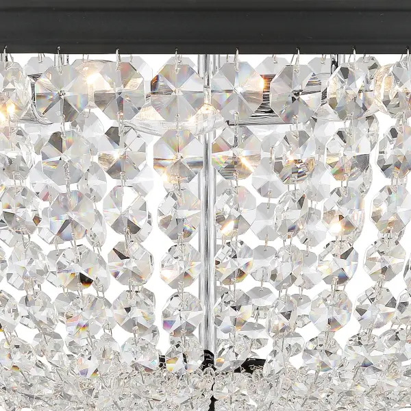 Nola 20" Crystal Flush Mount in Polished Chrome - Image 12