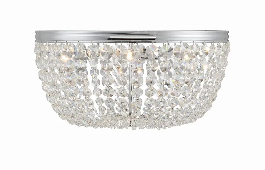 Nola 20" Crystal Flush Mount in Polished Chrome - Image 15