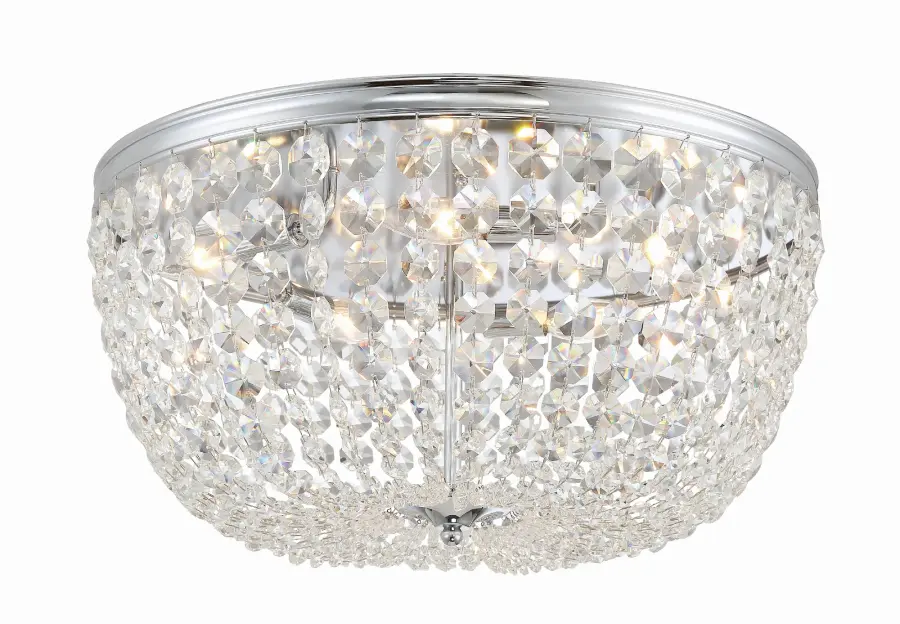 Nola 20" Crystal Flush Mount in Polished Chrome - Image 16