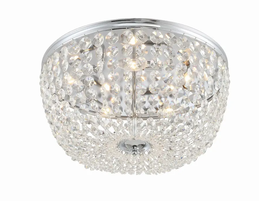 Nola 20" Crystal Flush Mount in Polished Chrome - Image 18