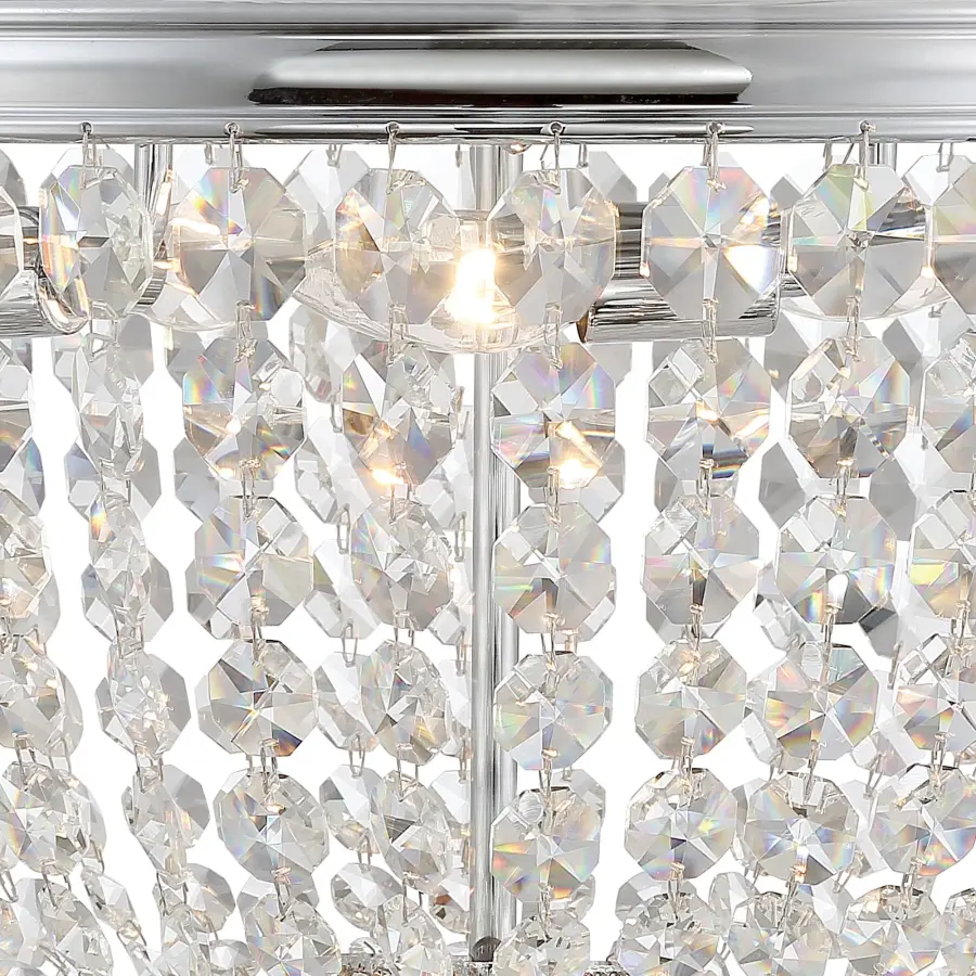 Nola 20" Crystal Flush Mount in Polished Chrome - Image 19