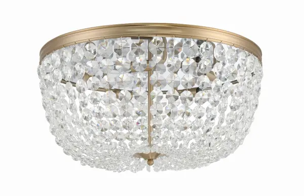 Nola 20" Crystal Flush Mount in Polished Chrome - Image 3