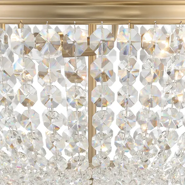 Nola 20" Crystal Flush Mount in Polished Chrome - Image 5
