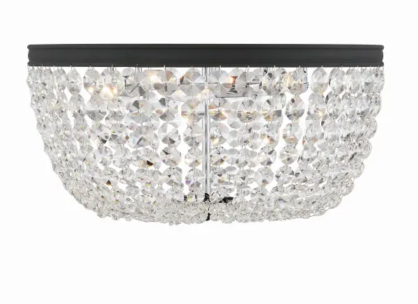 Nola 20" Crystal Flush Mount in Polished Chrome - Image 8