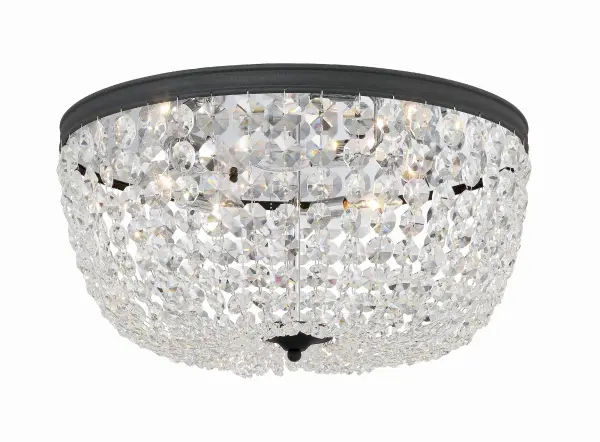Nola 20" Crystal Flush Mount in Polished Chrome - Image 9