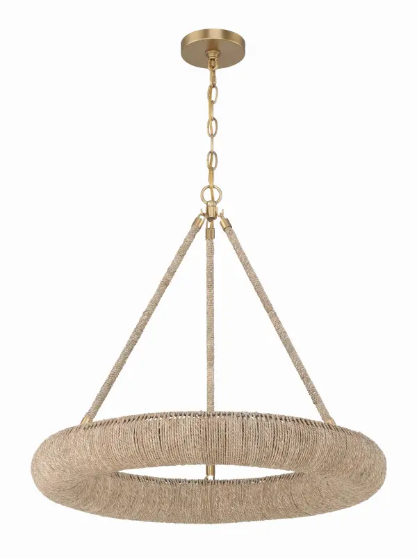 Oakley 24" Integrated LED Ring Chandelier - Image 1