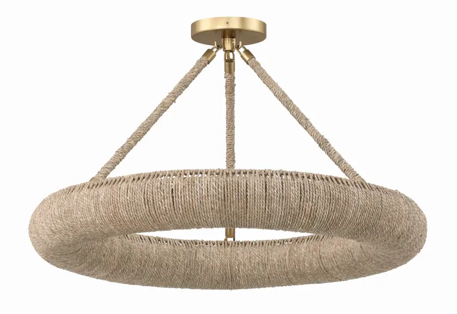 Oakley 24" Integrated LED Semi Flush Mount - Image 2