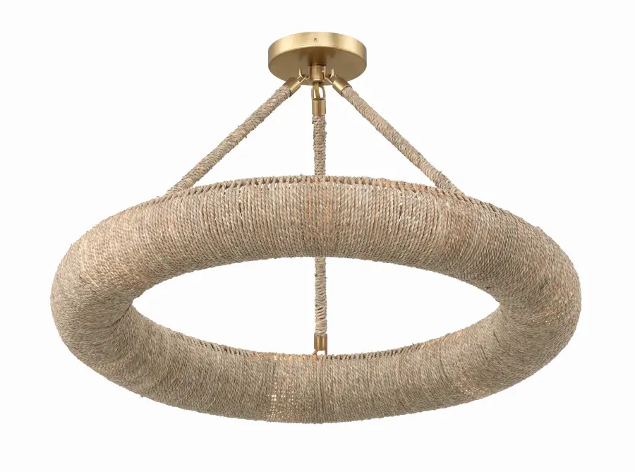 Oakley 24" Integrated LED Semi Flush Mount - Image 3