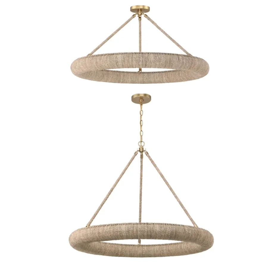 Oakley 32" Integrated LED Semi Flush Mount - Image 5