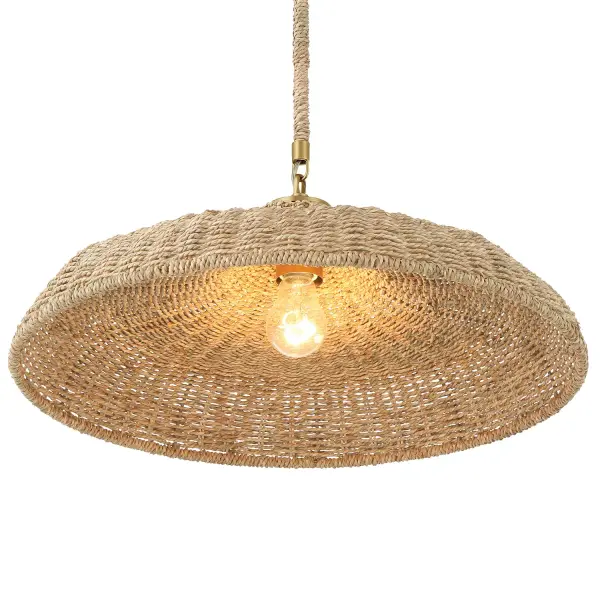Odessa Woven Lake Grass Pendant - Image 5