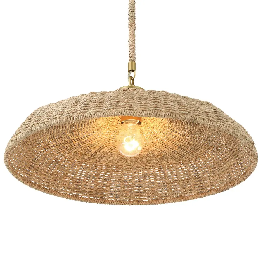 Odessa Woven Lake Grass Pendant - Image 5