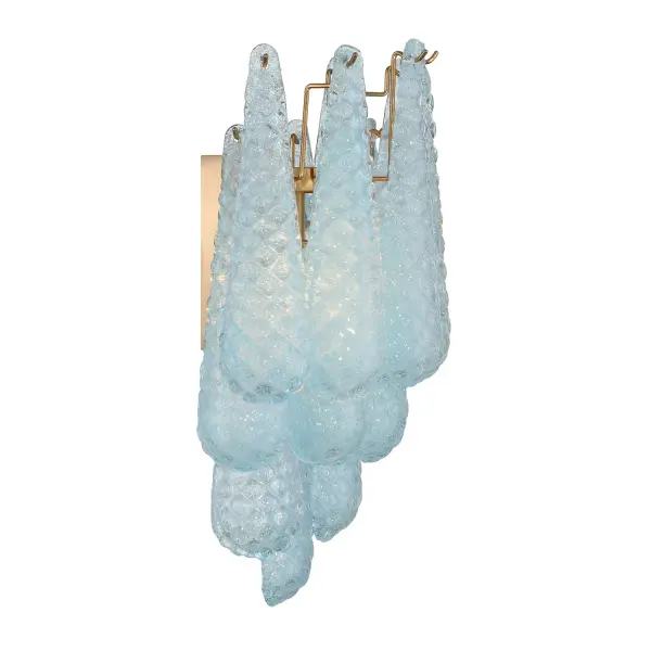 Artisan-Crafted Mid-Century Sconce with Dynamic Color-Shifting Glass - Image 11
