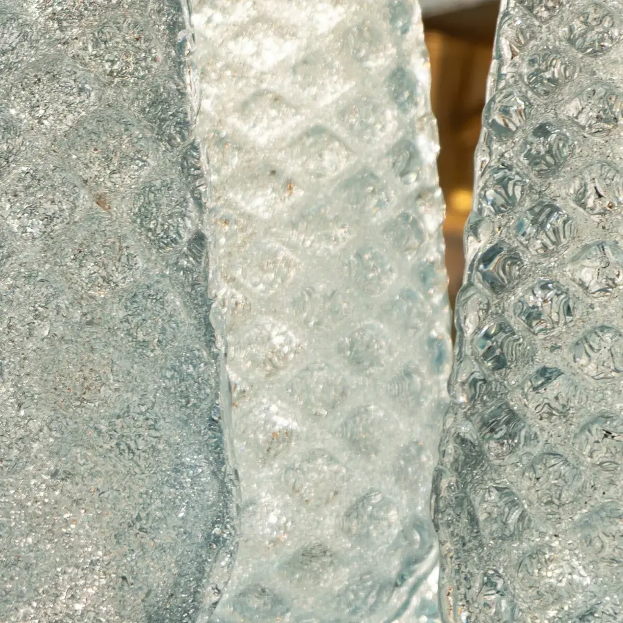 Artisan-Crafted Mid-Century Sconce with Dynamic Color-Shifting Glass - Image 12