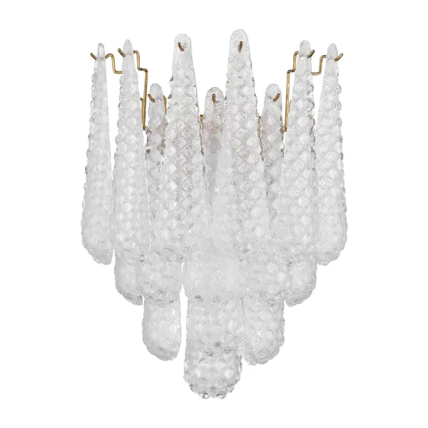 Artisan-Crafted Mid-Century Sconce with Dynamic Color-Shifting Glass - Image 16