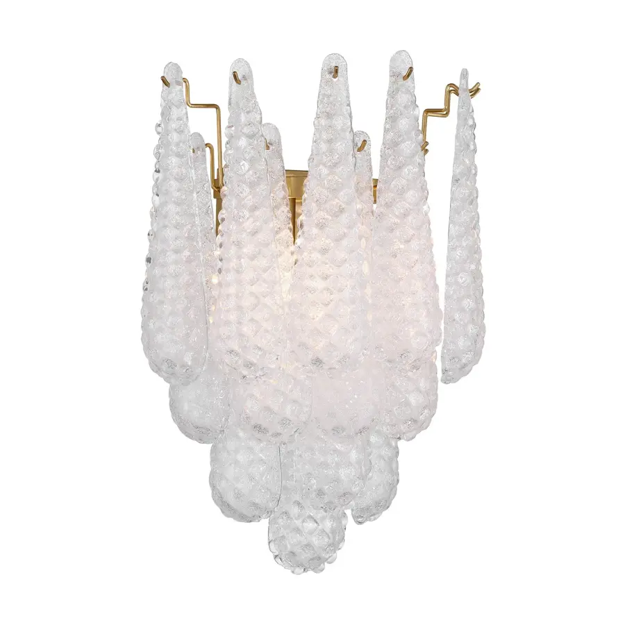 Artisan-Crafted Mid-Century Sconce with Dynamic Color-Shifting Glass - Image 17