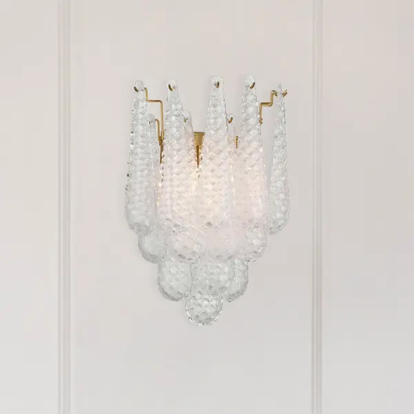 Artisan-Crafted Mid-Century Sconce with Dynamic Color-Shifting Glass - Image 20