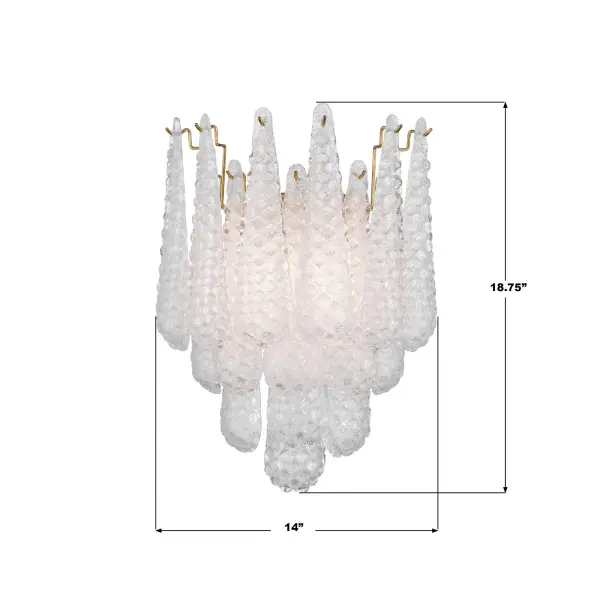 Artisan-Crafted Mid-Century Sconce with Dynamic Color-Shifting Glass - Image 21