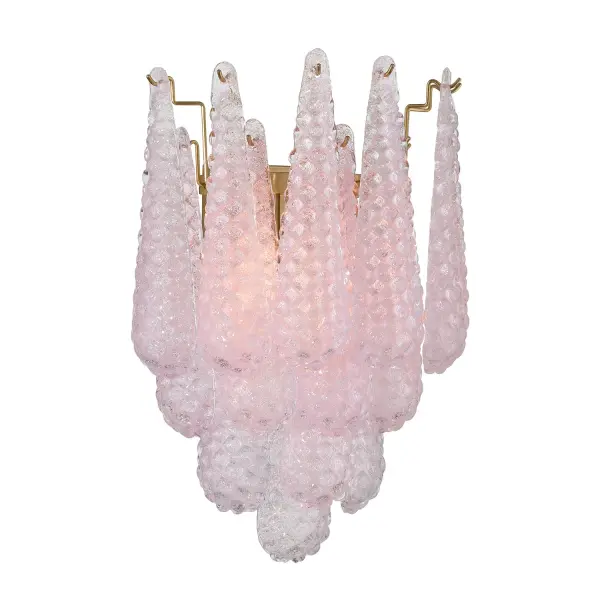 Artisan-Crafted Mid-Century Sconce with Dynamic Color-Shifting Glass - Image 24