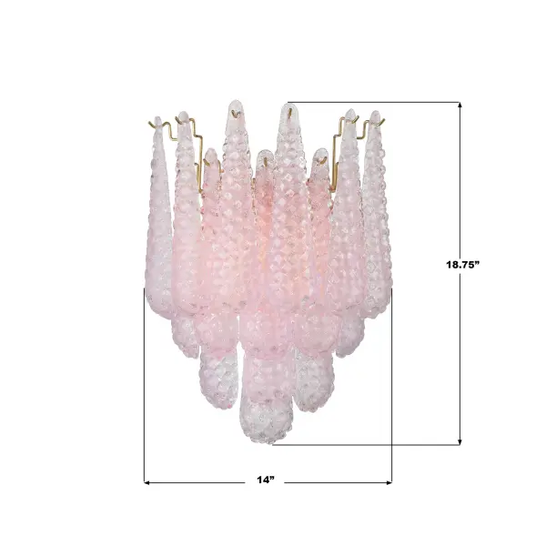 Artisan-Crafted Mid-Century Sconce with Dynamic Color-Shifting Glass - Image 28