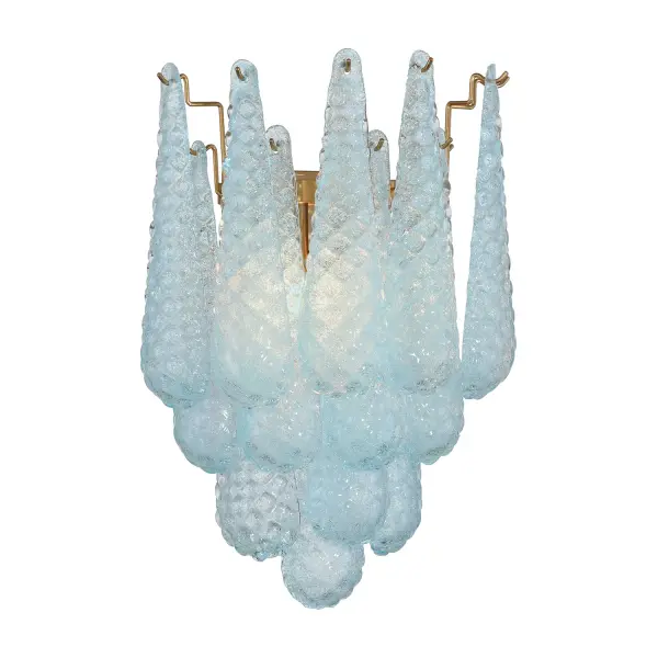 Artisan-Crafted Mid-Century Sconce with Dynamic Color-Shifting Glass - Image 10