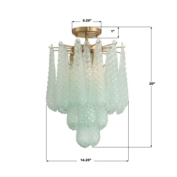 Vintage-Inspired Hand-Blown Glass with Mid-Century Elegance - Image 8