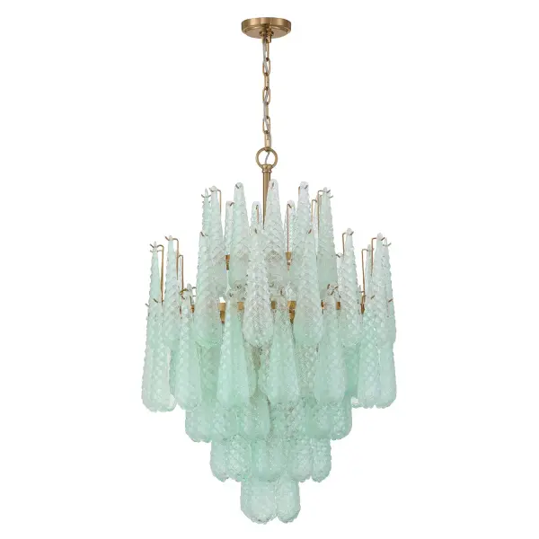 Stunning Mid-Century Statement Piece with Artisan Glass Craftsmanship - Image 2