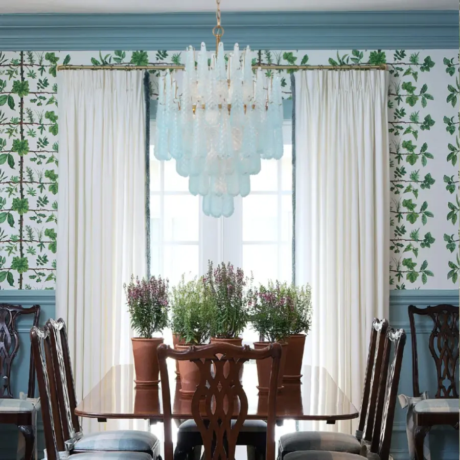 Stunning Mid-Century Statement Piece with Artisan Glass Craftsmanship - Image 17