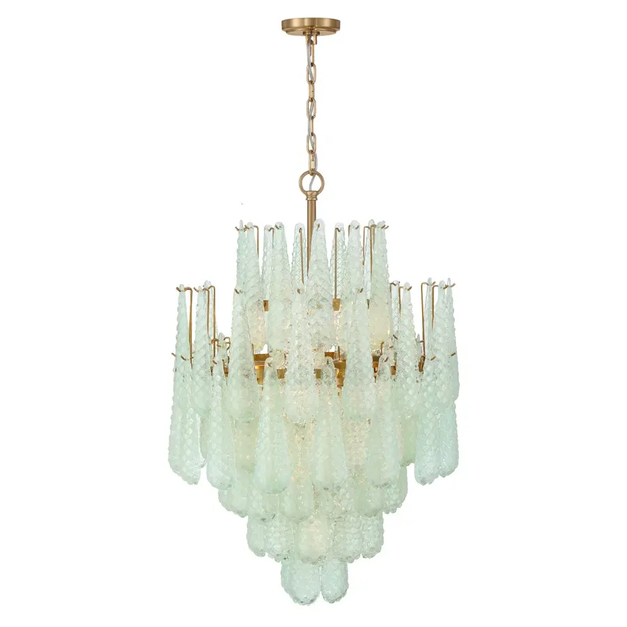Stunning Mid-Century Statement Piece with Artisan Glass Craftsmanship - Image 3