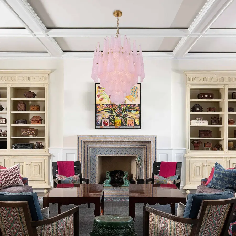 Stunning Mid-Century Statement Piece with Artisan Glass Craftsmanship - Image 34