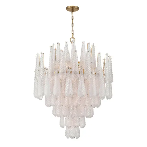 Stunning Mid-Century Statement Piece with Artisan Hand-Blown Glass - Image 15