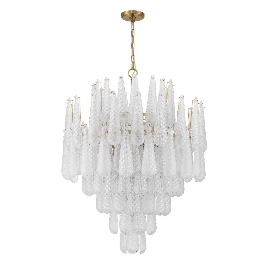 Stunning Mid-Century Statement Piece with Artisan Hand-Blown Glass - Image 16