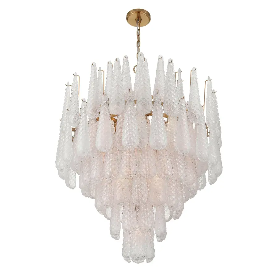 Stunning Mid-Century Statement Piece with Artisan Hand-Blown Glass - Image 18