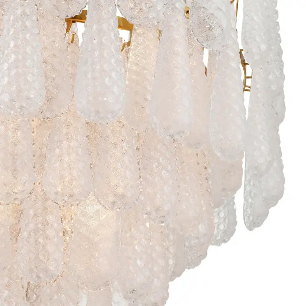 Stunning Mid-Century Statement Piece with Artisan Hand-Blown Glass - Image 19