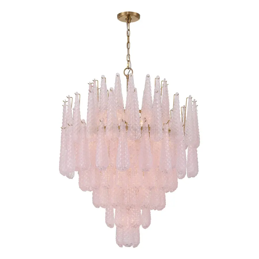 Stunning Mid-Century Statement Piece with Artisan Hand-Blown Glass - Image 23