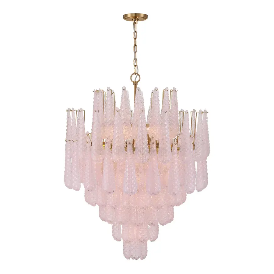 Stunning Mid-Century Statement Piece with Artisan Hand-Blown Glass - Image 25