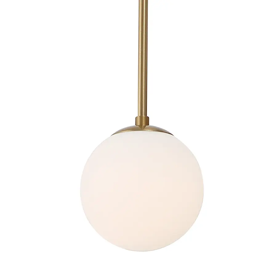 Omni 46.5" Linear Chandelier in Aged Brass - Image 5