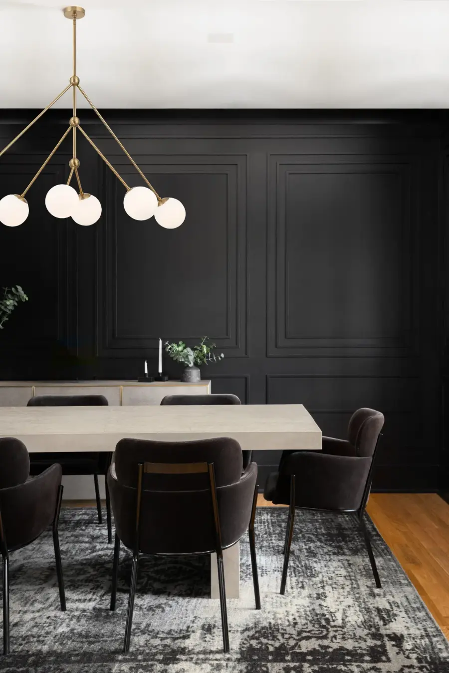 Omni 46.5" Linear Chandelier in Aged Brass - Image 6